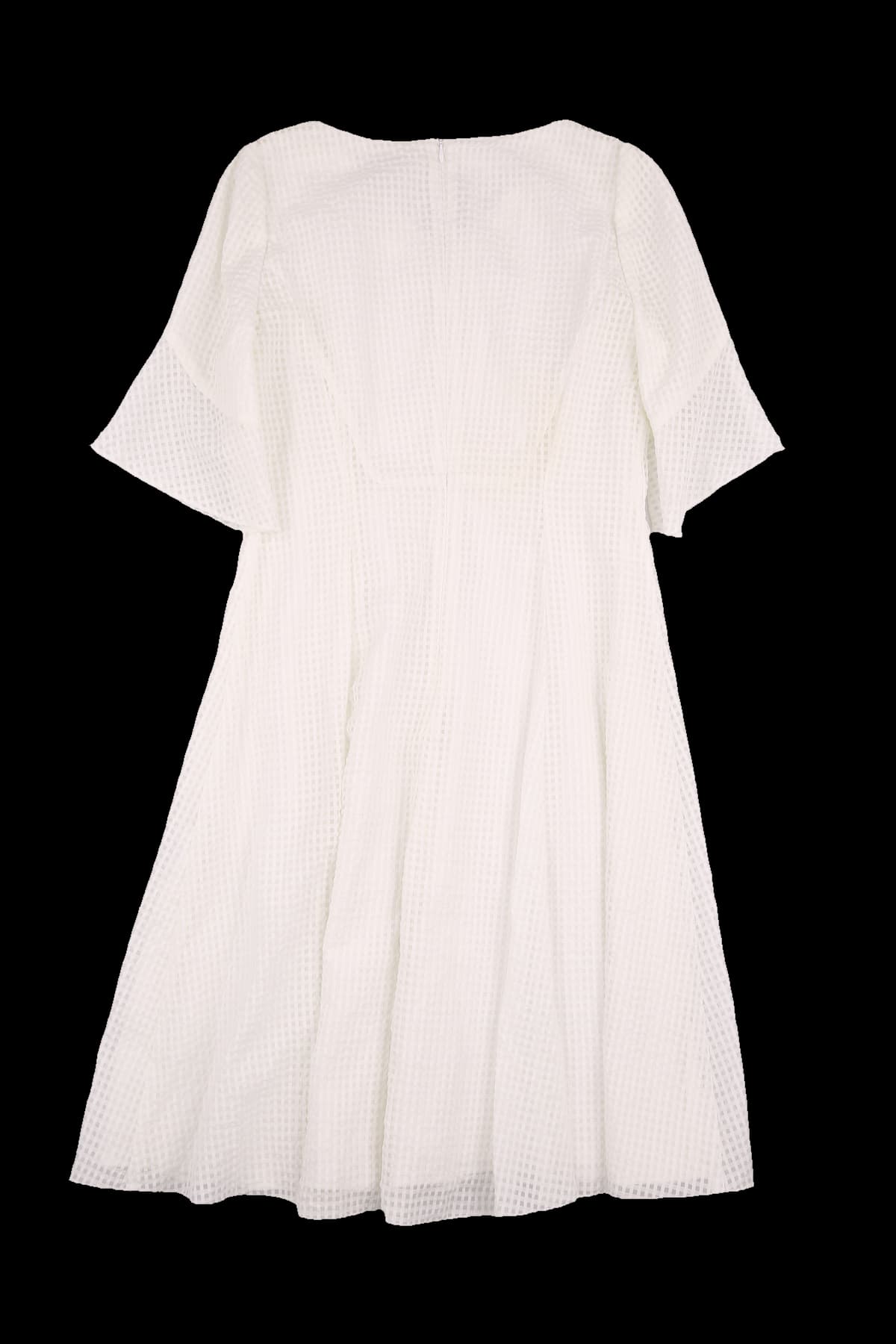 체크 패턴 원피스