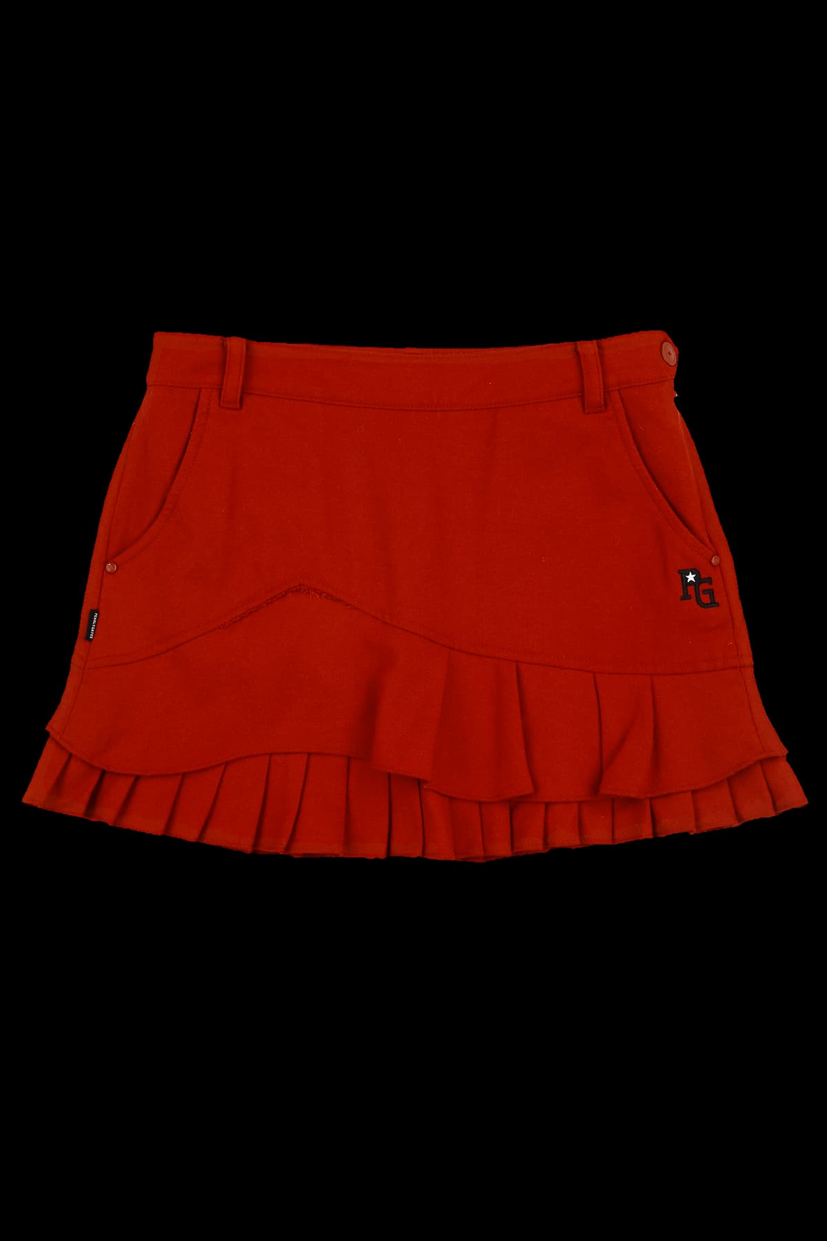 하프플리츠 스커트