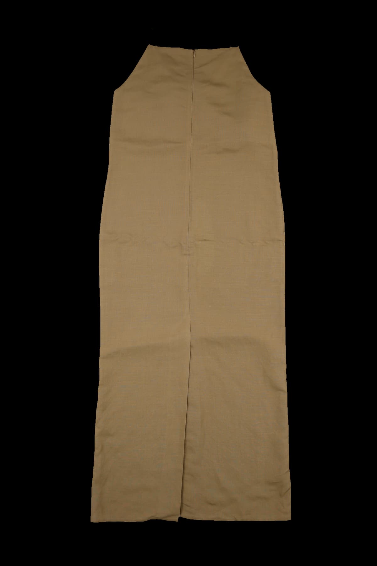 린넨 슬리브리스 롱 원피스