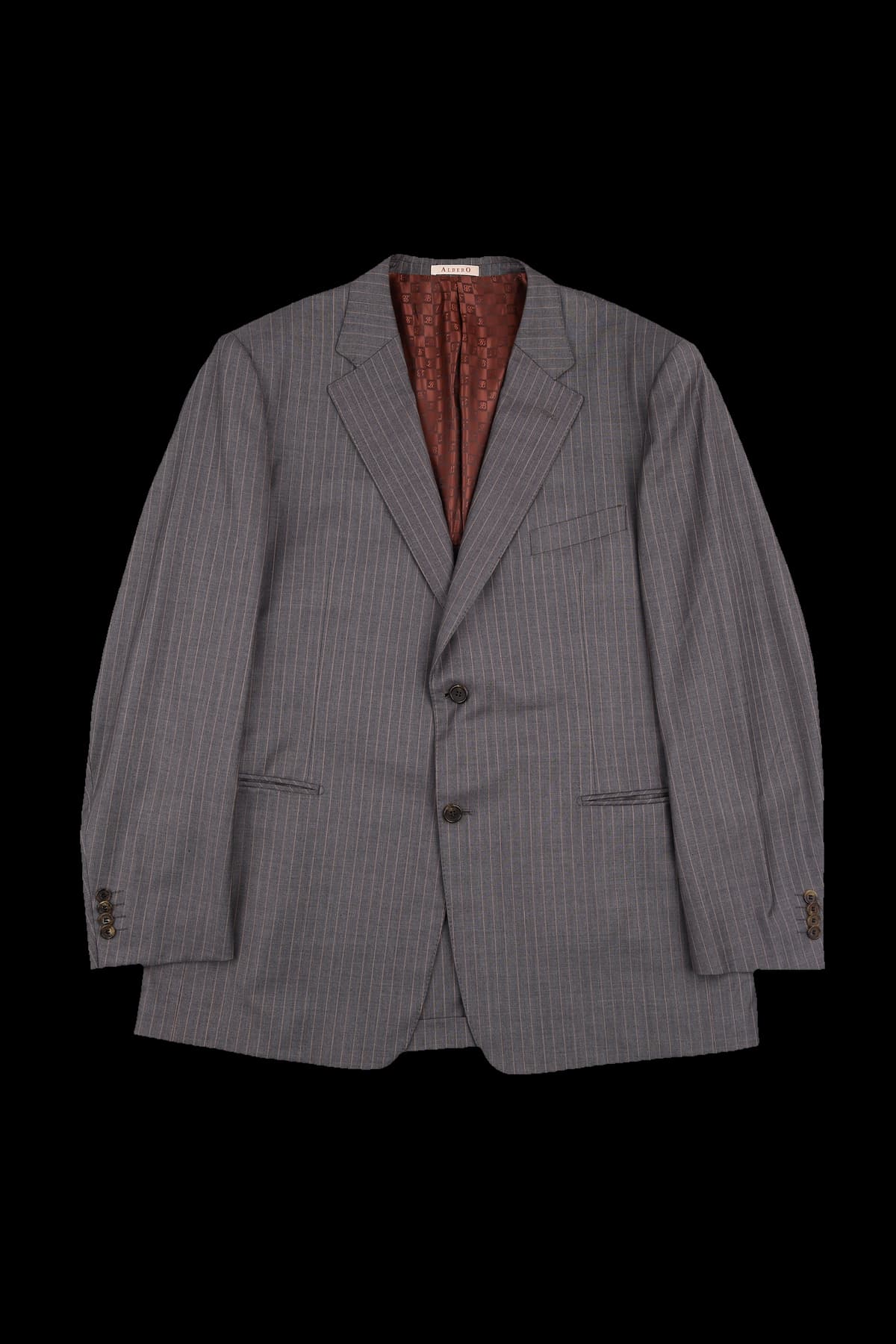 [남성] 스트라이프 투버튼 자켓