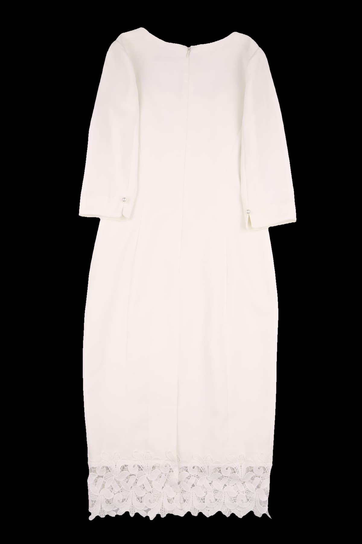 시스루 라운드넥 원피스