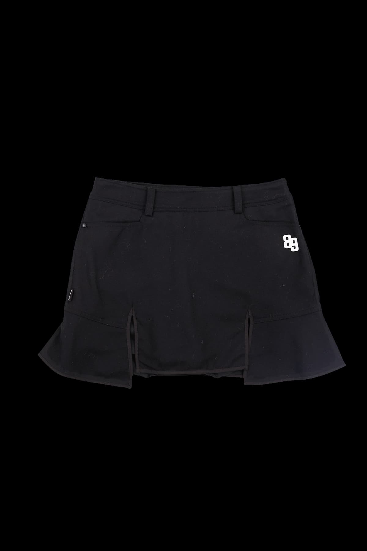 플레어 절개 큐롯 팬츠