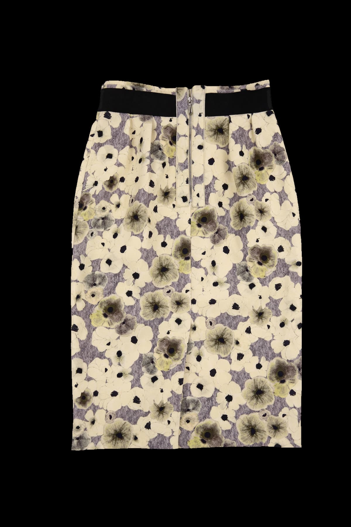 블랙벨트 플라워 스커트