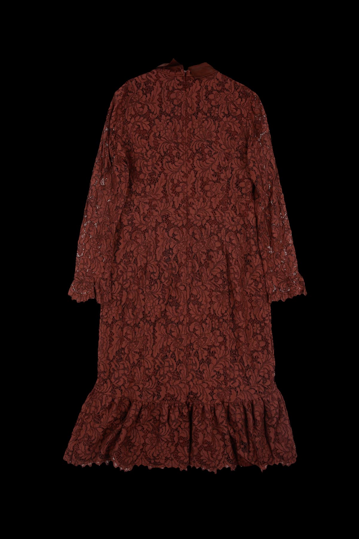 [새상품] 카라 시스루 플라워 원피스