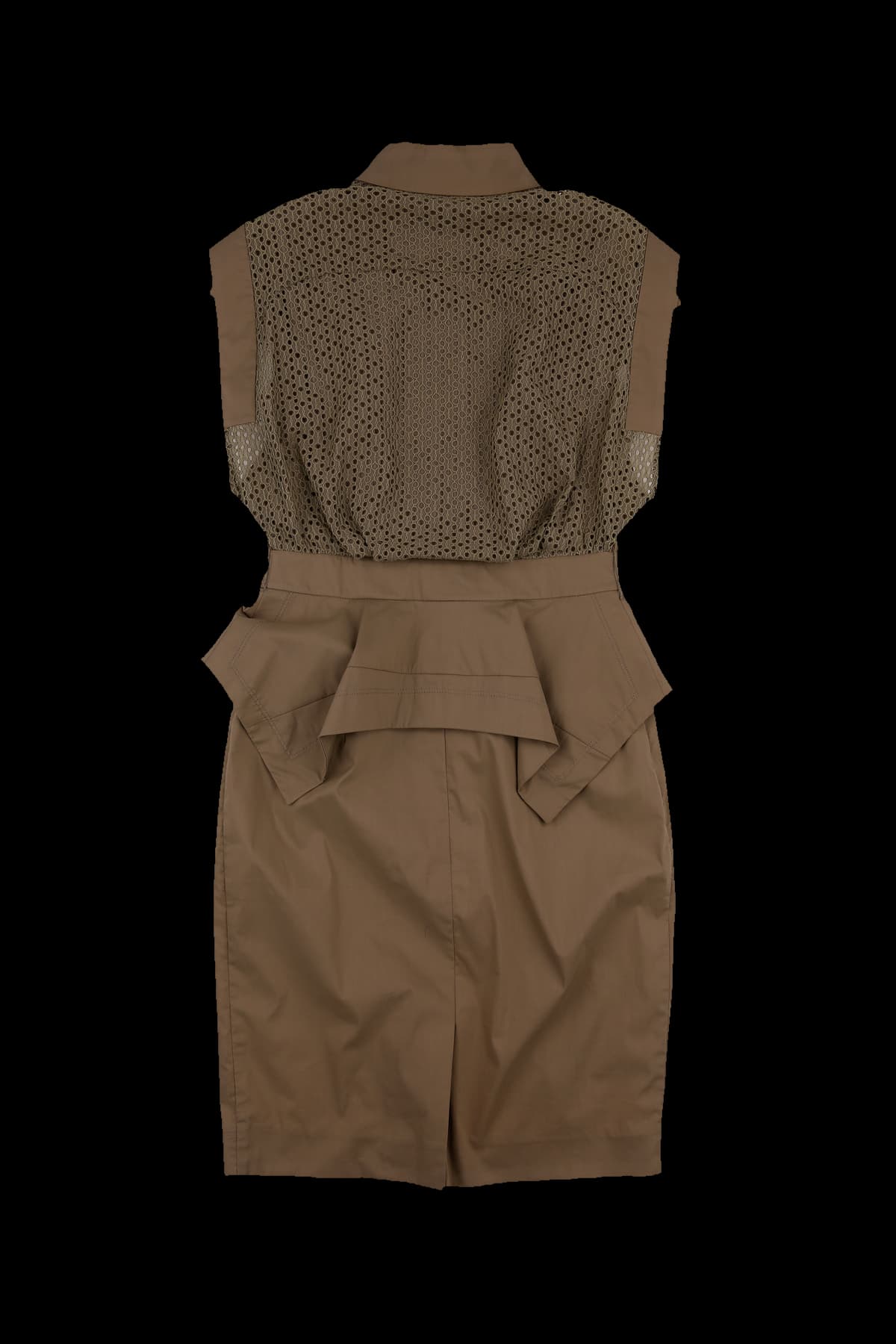 슬리브리스 펀칭 원피스