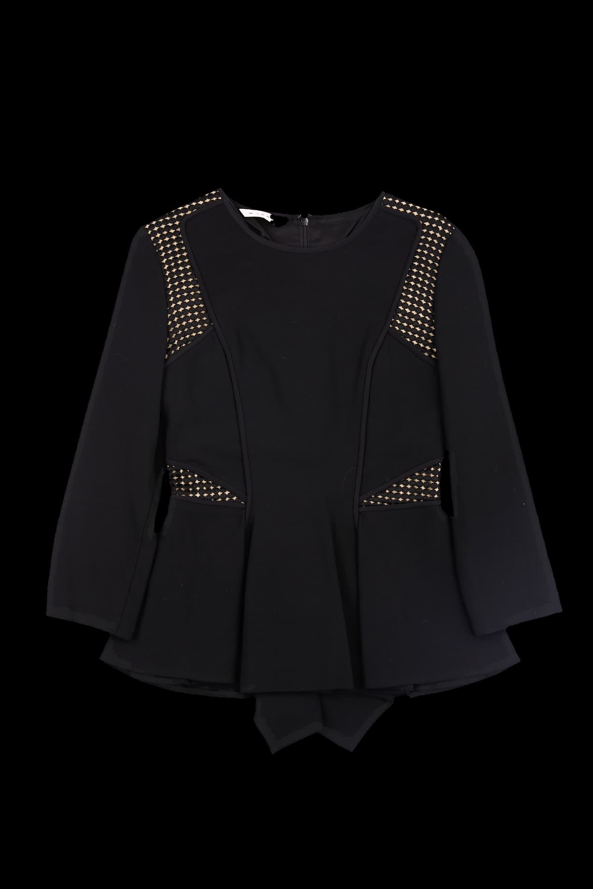 도트 패턴 블라우스