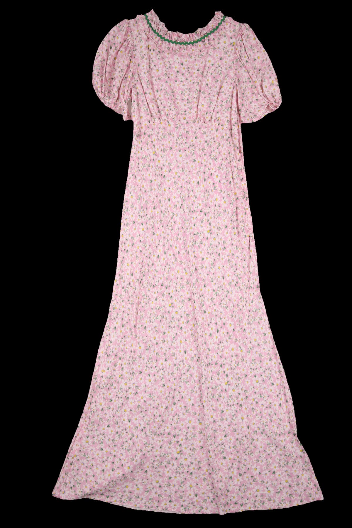 플로럴 반팔 원피스