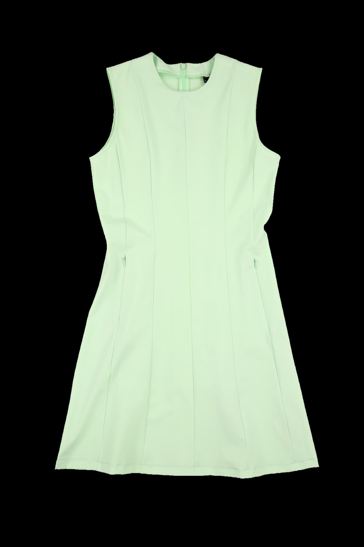 슬리브리스 절개 원피스