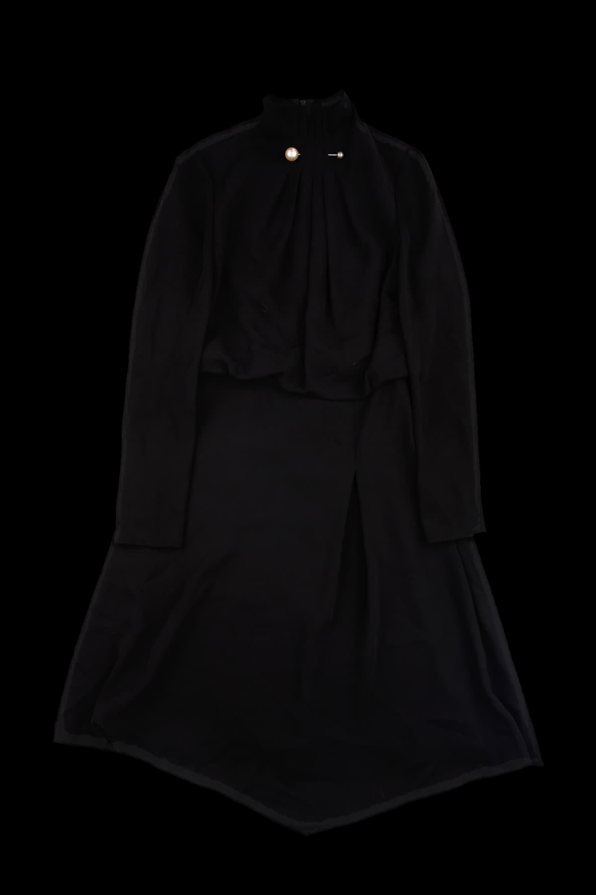 하이넥 펄 원피스