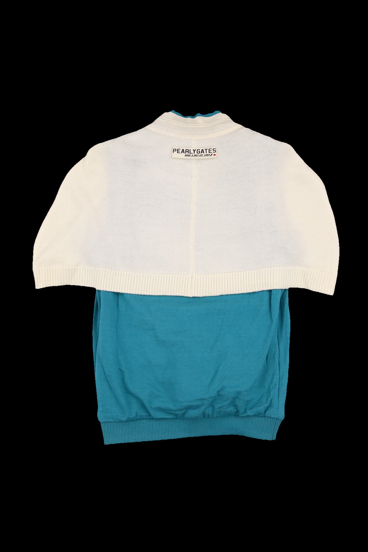 [새상품] 배색시보리 패팅 베스트