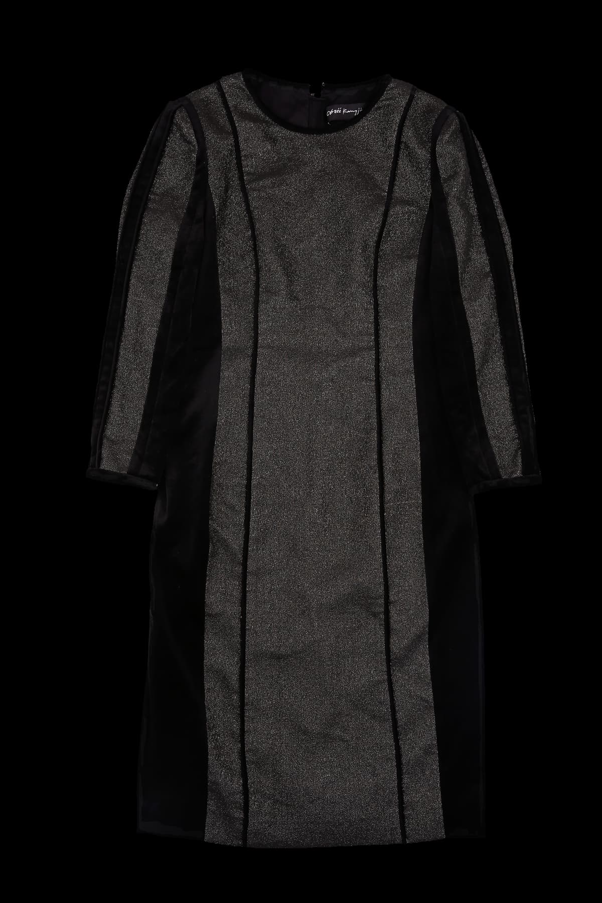 올리브 블랙 긴팔 원피스