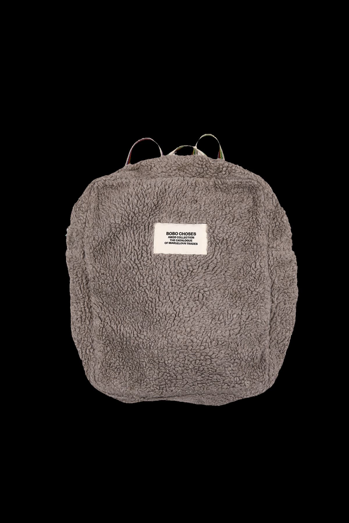 [키즈] 스퀘어 레인보우 스트랩 백팩