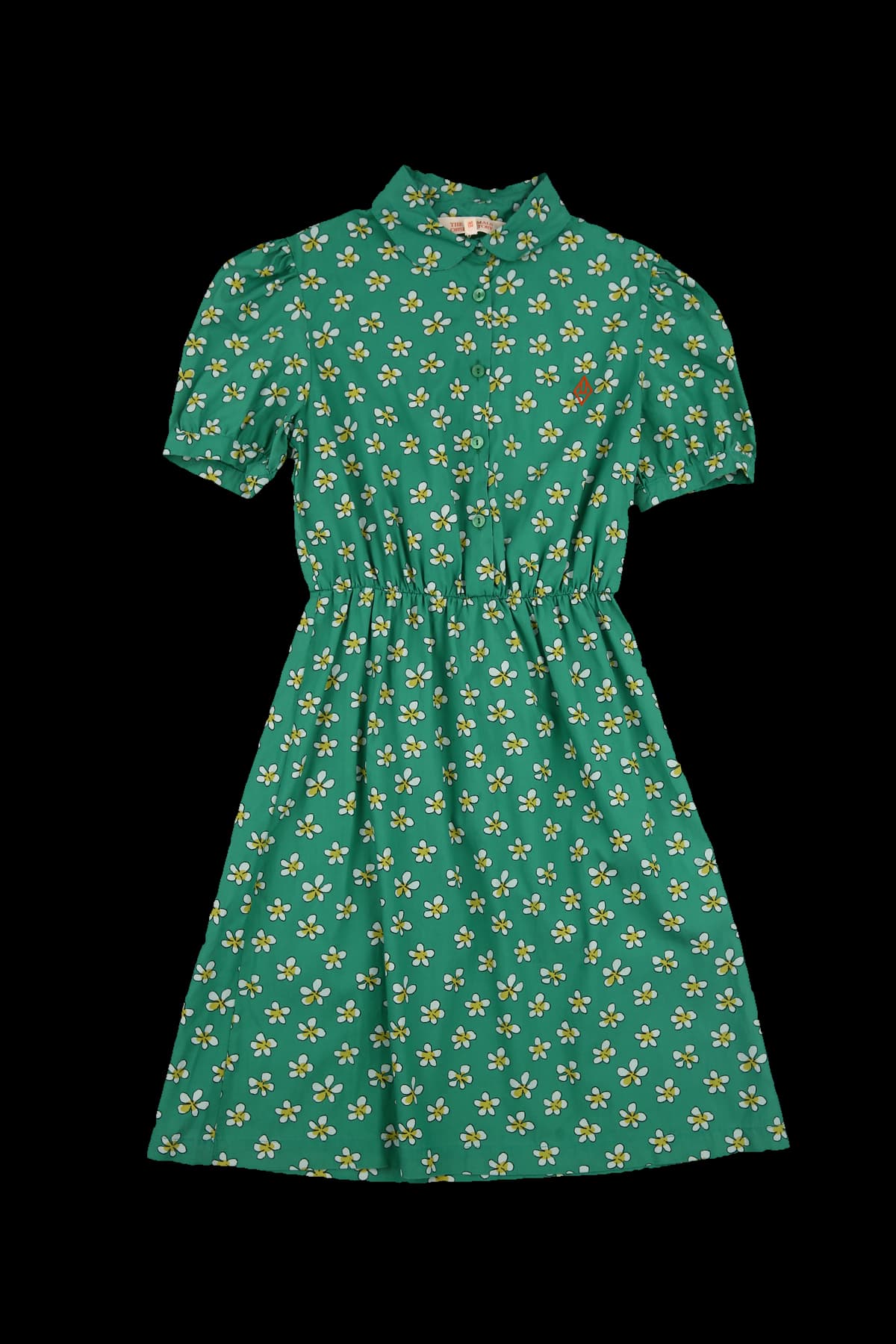 [키즈] 플라워 카라 원피스