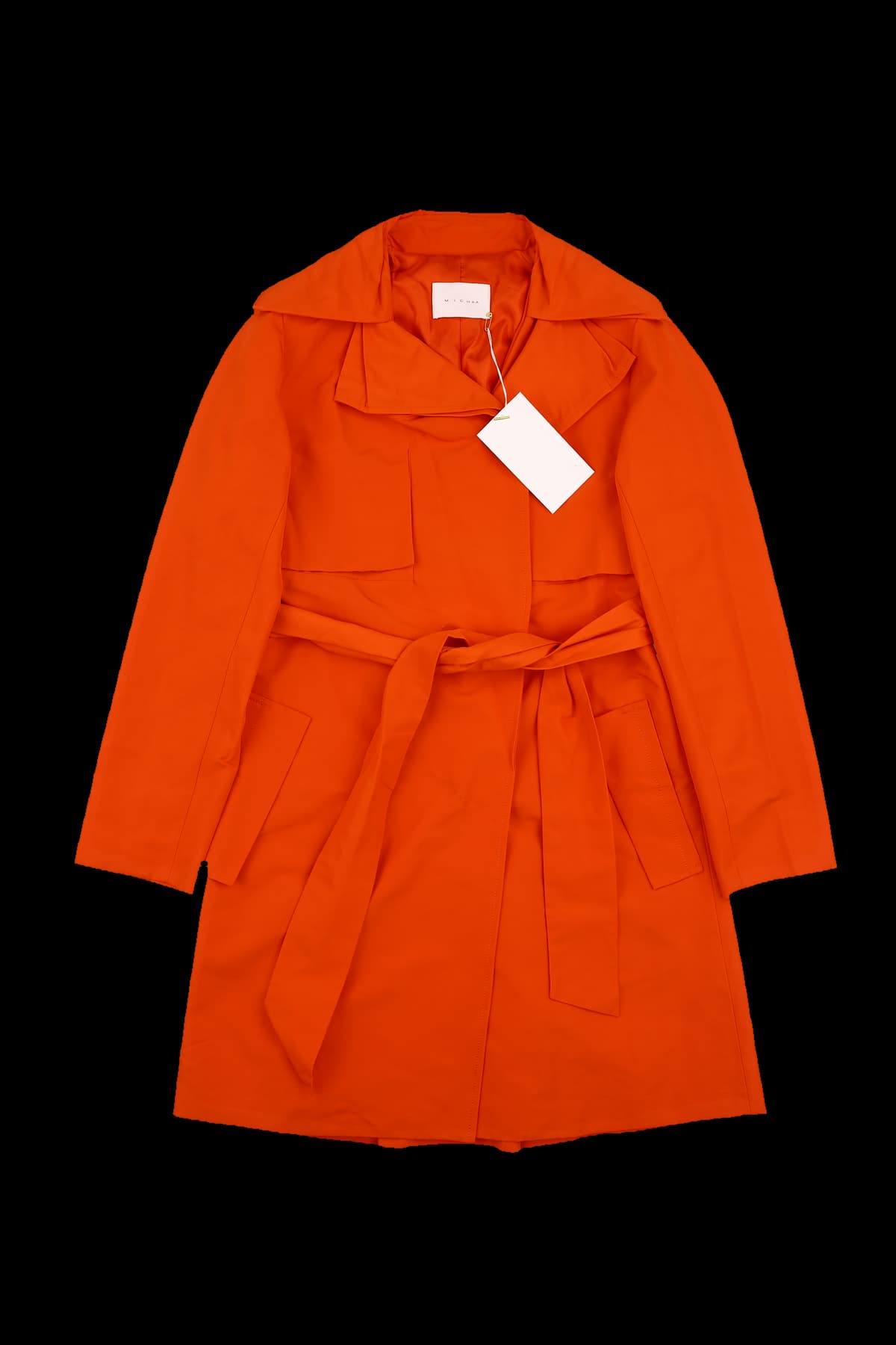 [새상품] 카라 벨트 코트