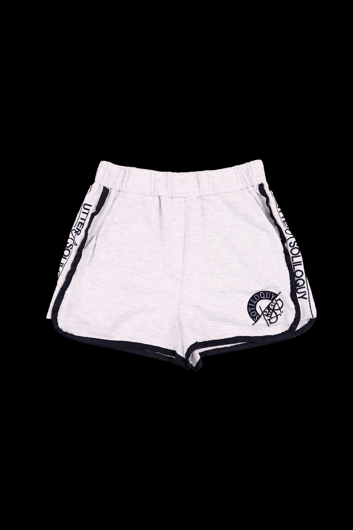 밴딩 로고 숏 팬츠 