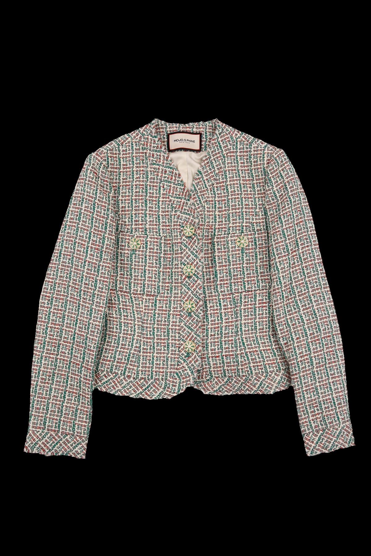 클래식 트위드 자켓