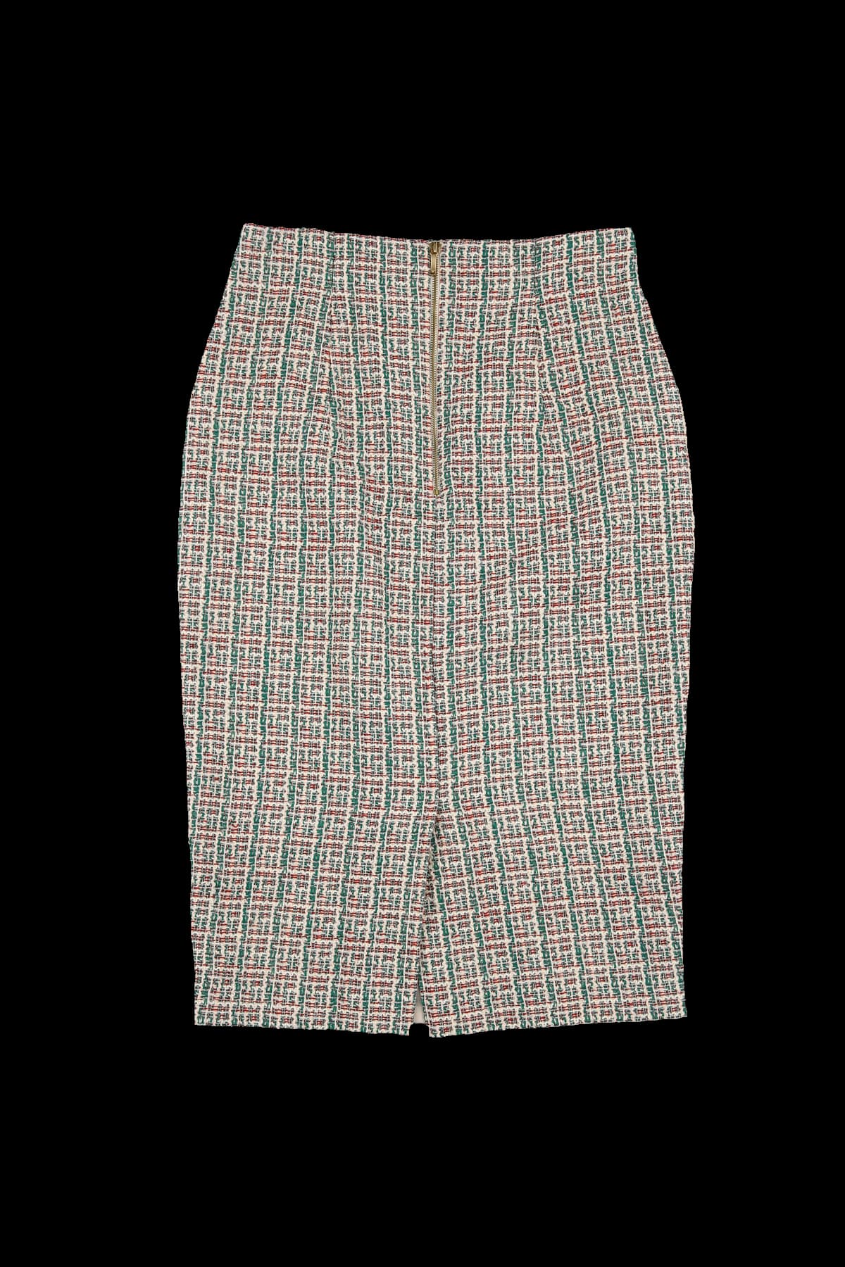 트위드 롱 스커트