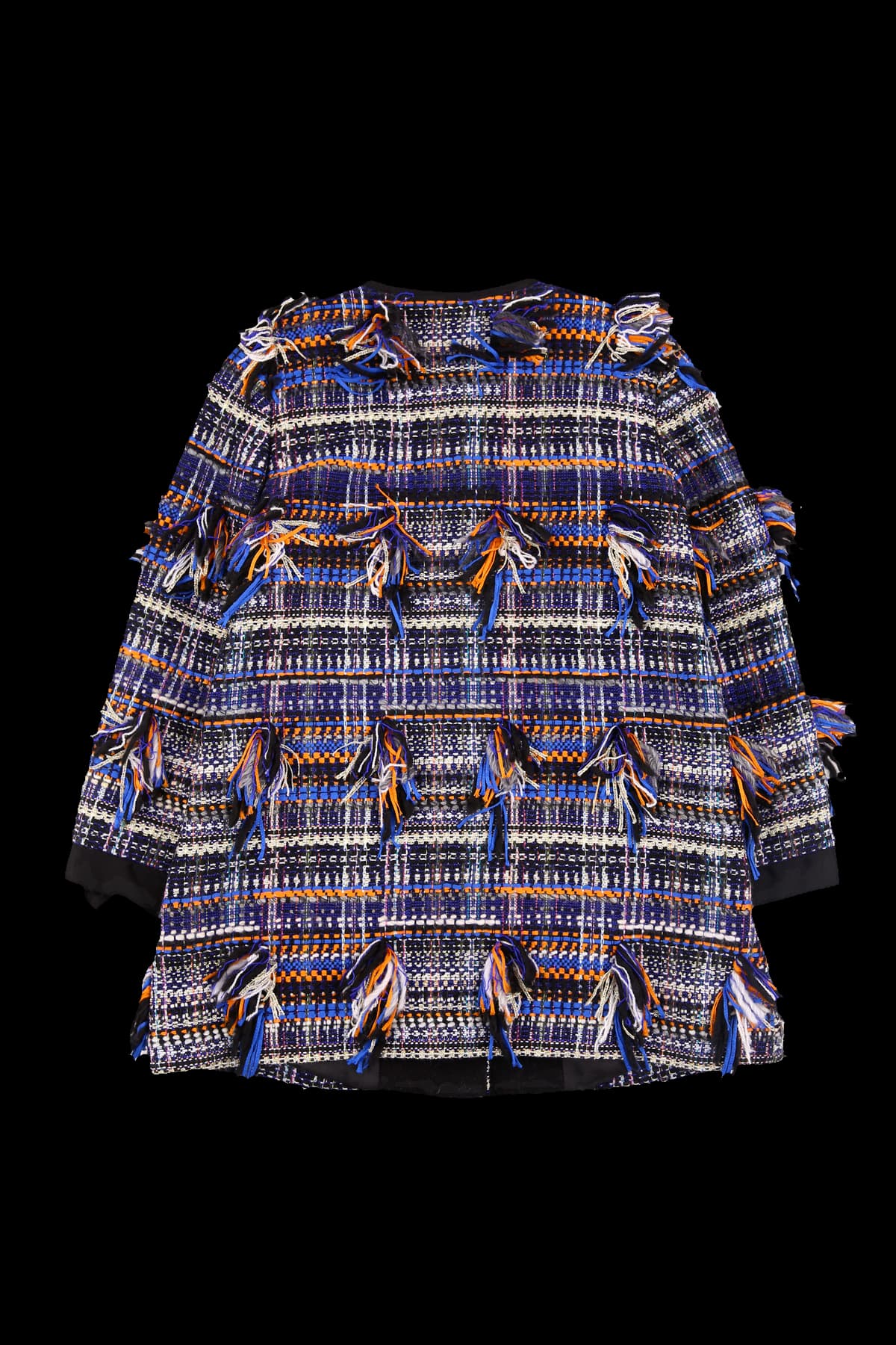 프린지 트위드 자켓 