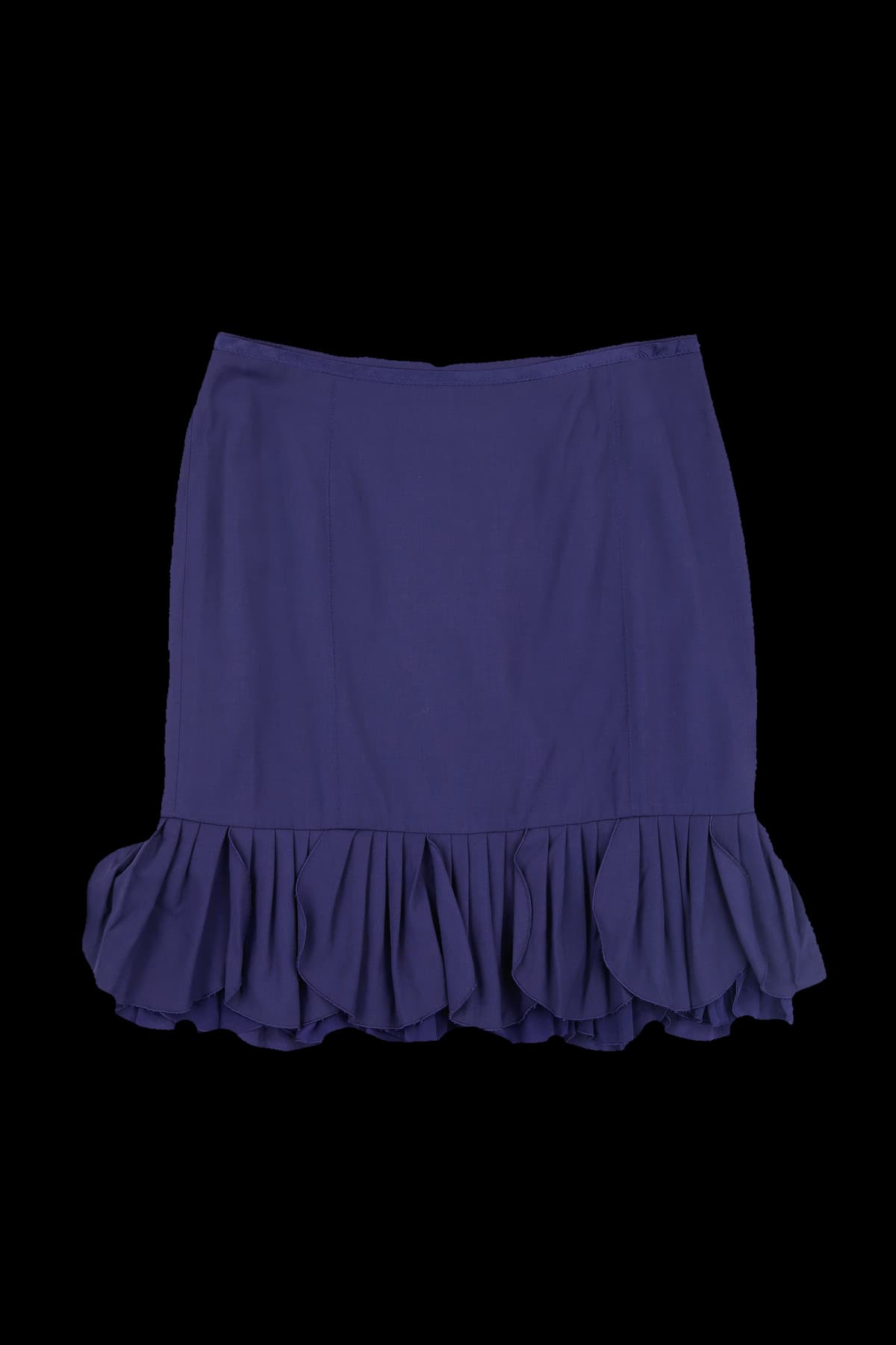 밑단 플리츠 스커트