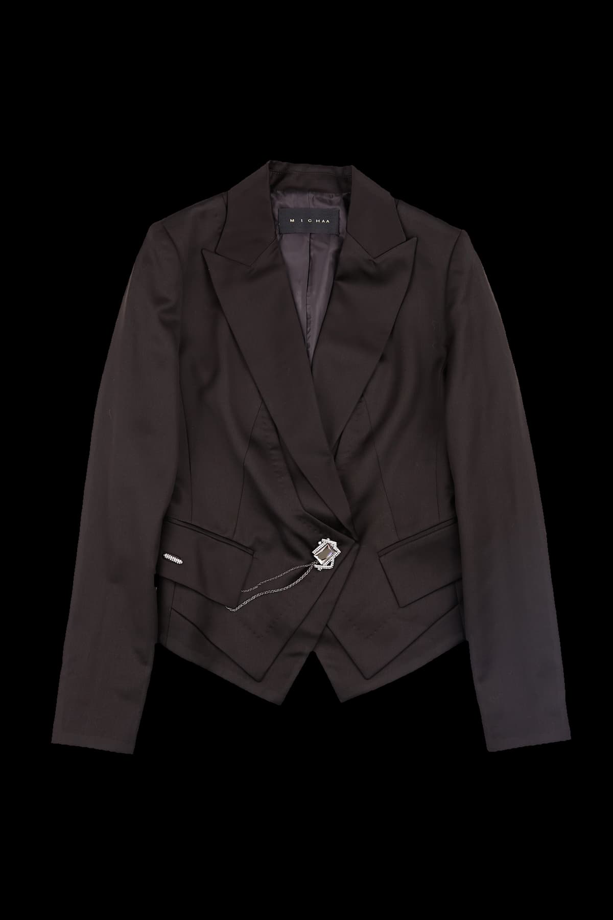 체인 디테일 자켓