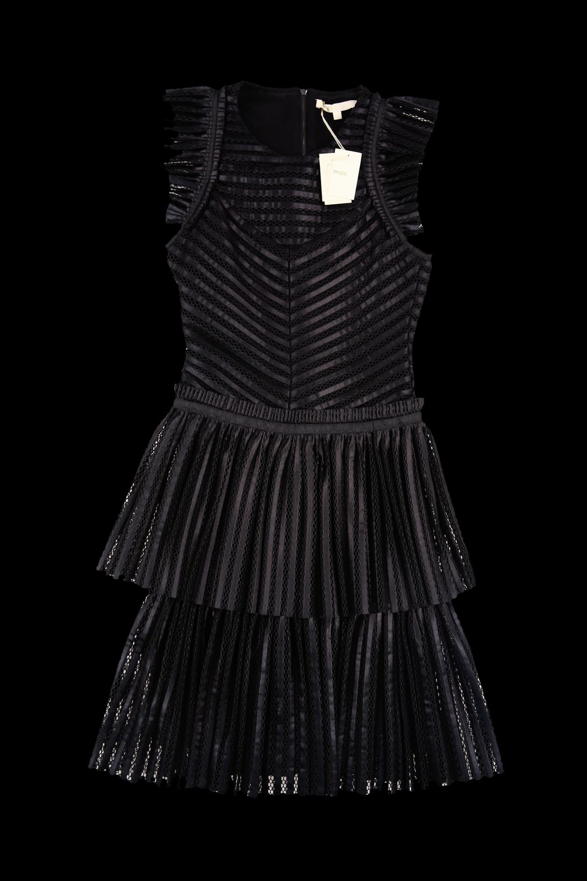 [새상품]펀칭 시스루 드레스