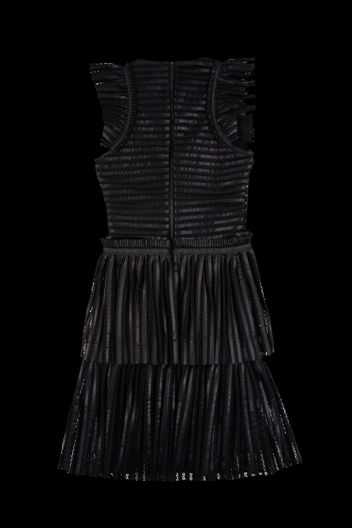 [새상품]펀칭 시스루 드레스