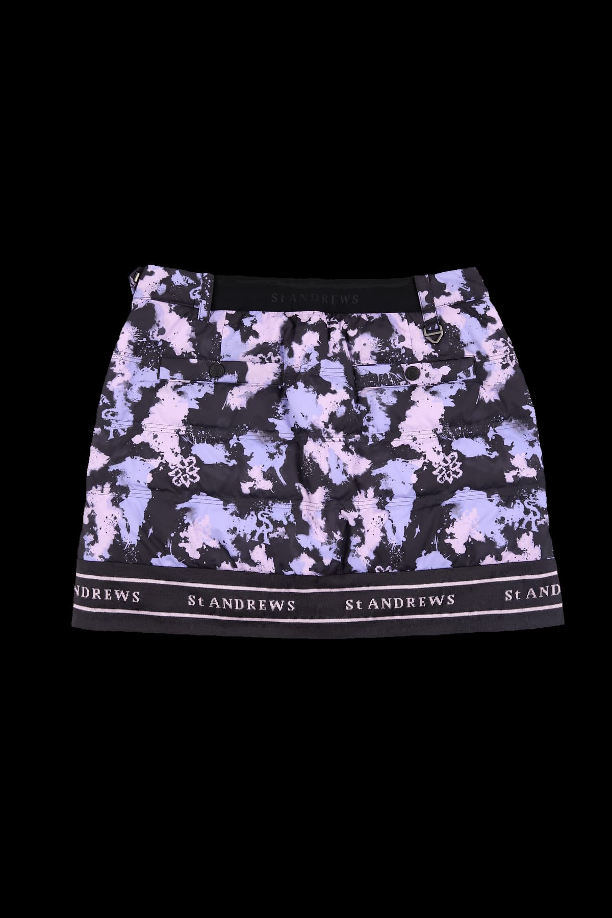 핑크퍼플 패딩 스커트