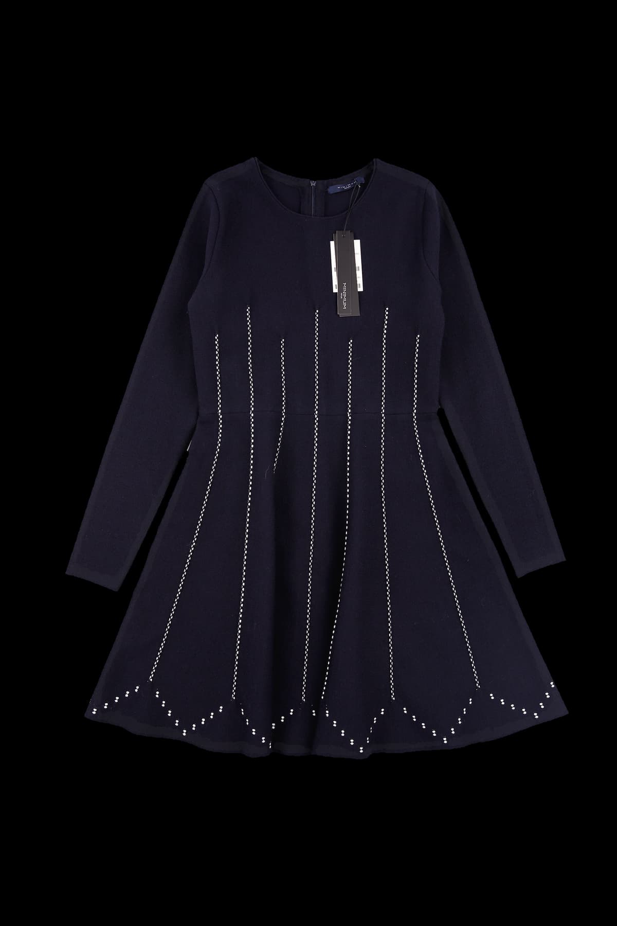 [새상품] 라운드넥 긴팔 원피스