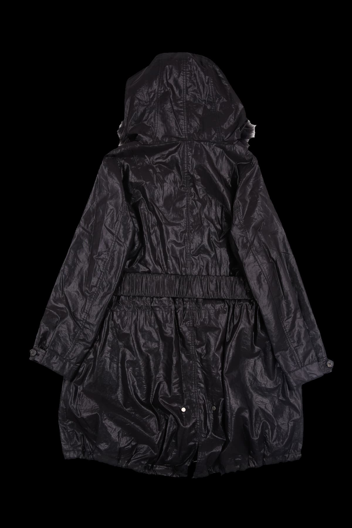 라쿤 후드 집업 점퍼