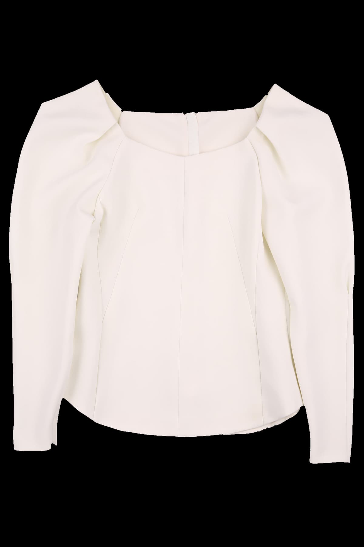 소매 지퍼 블라우스