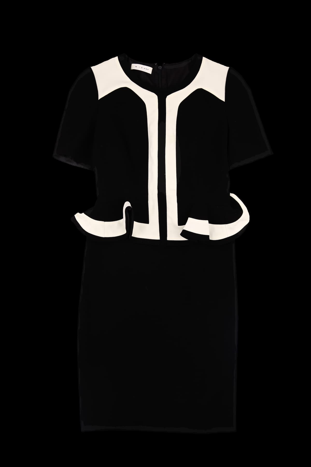 프릴 반팔 원피스