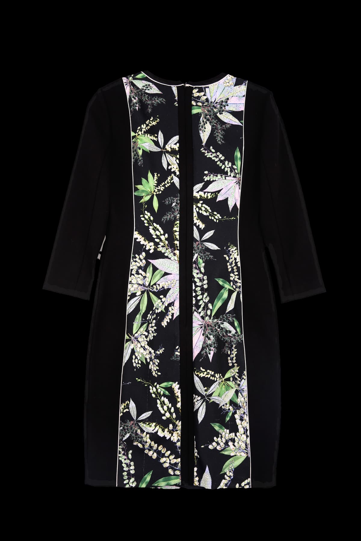 풀잎 라운드넥 원피스