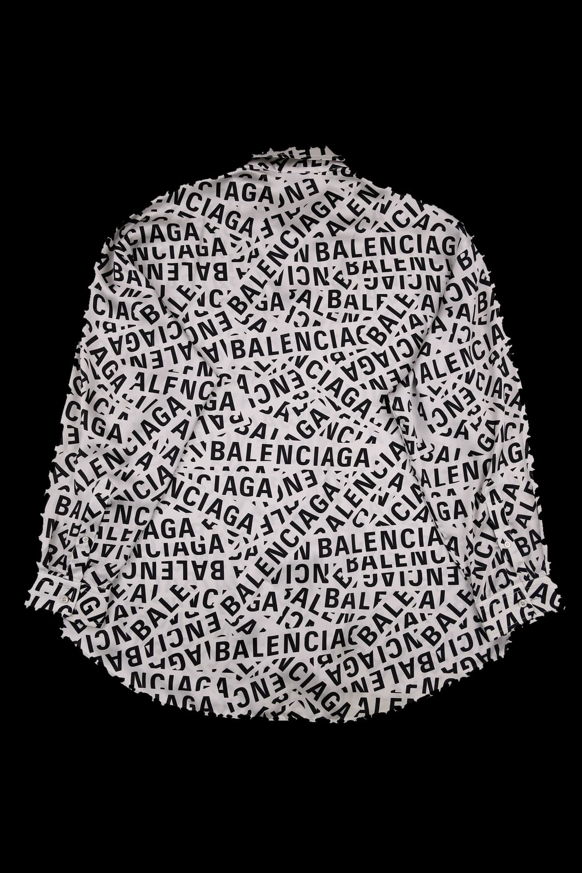 [남성] 로고 패턴 오버핏 셔츠