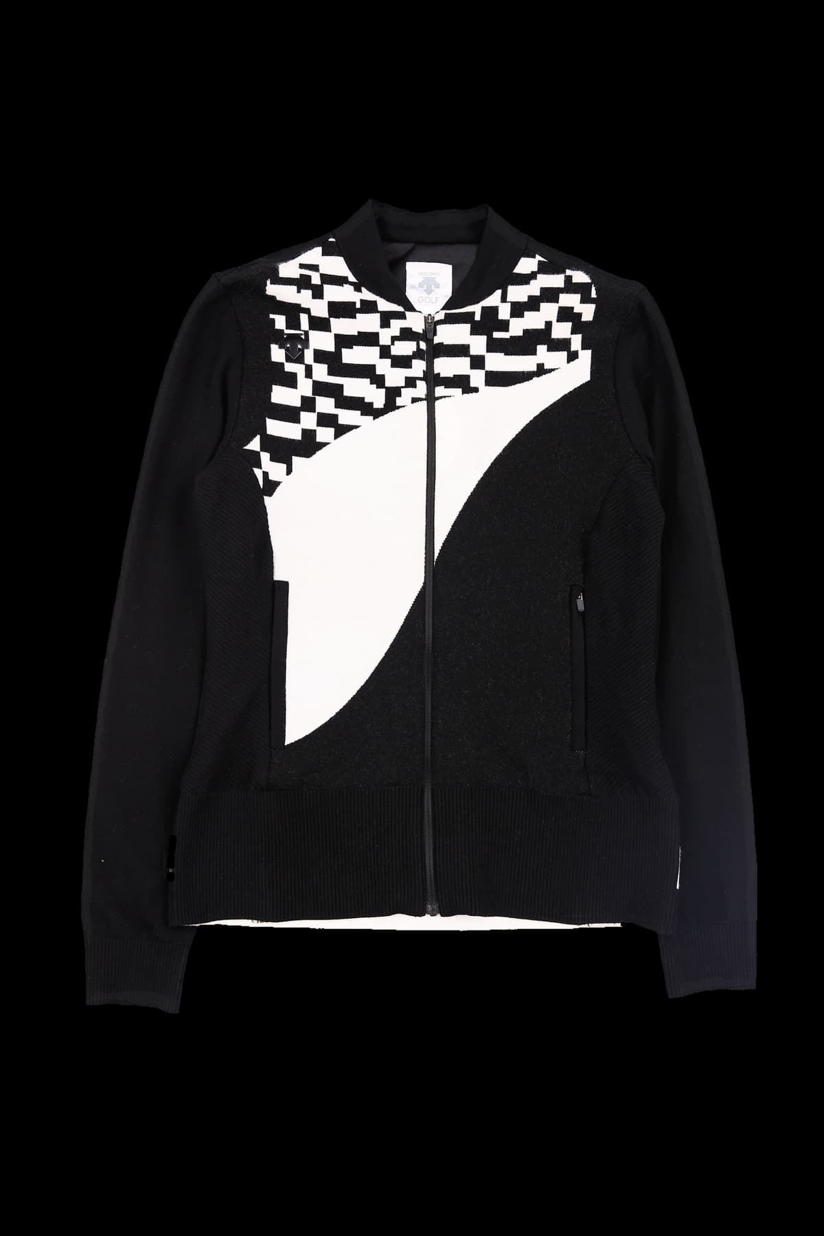 시보리 니트 집업 자켓