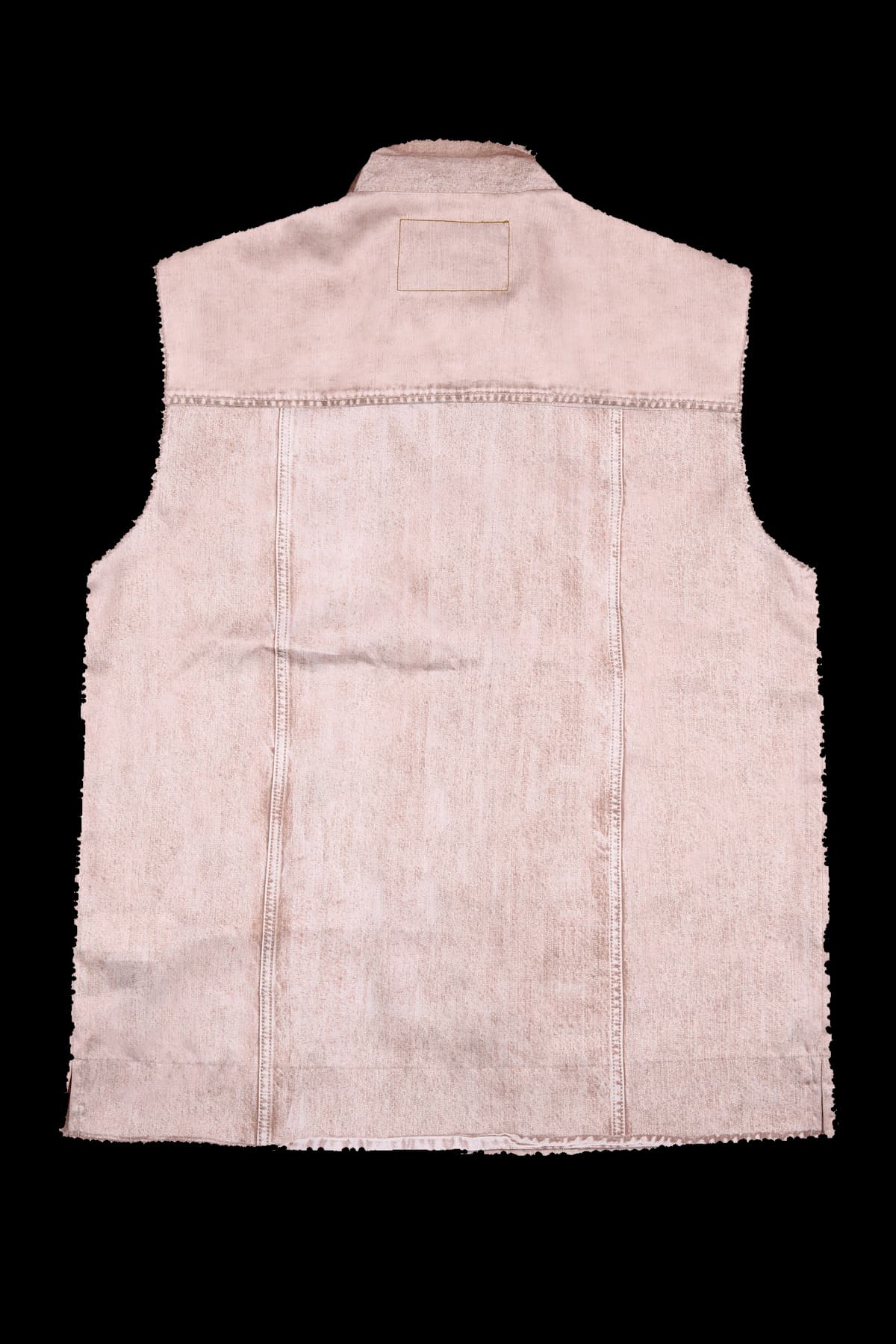 [남성] 프린팅 슬리브리스 실키 셔츠