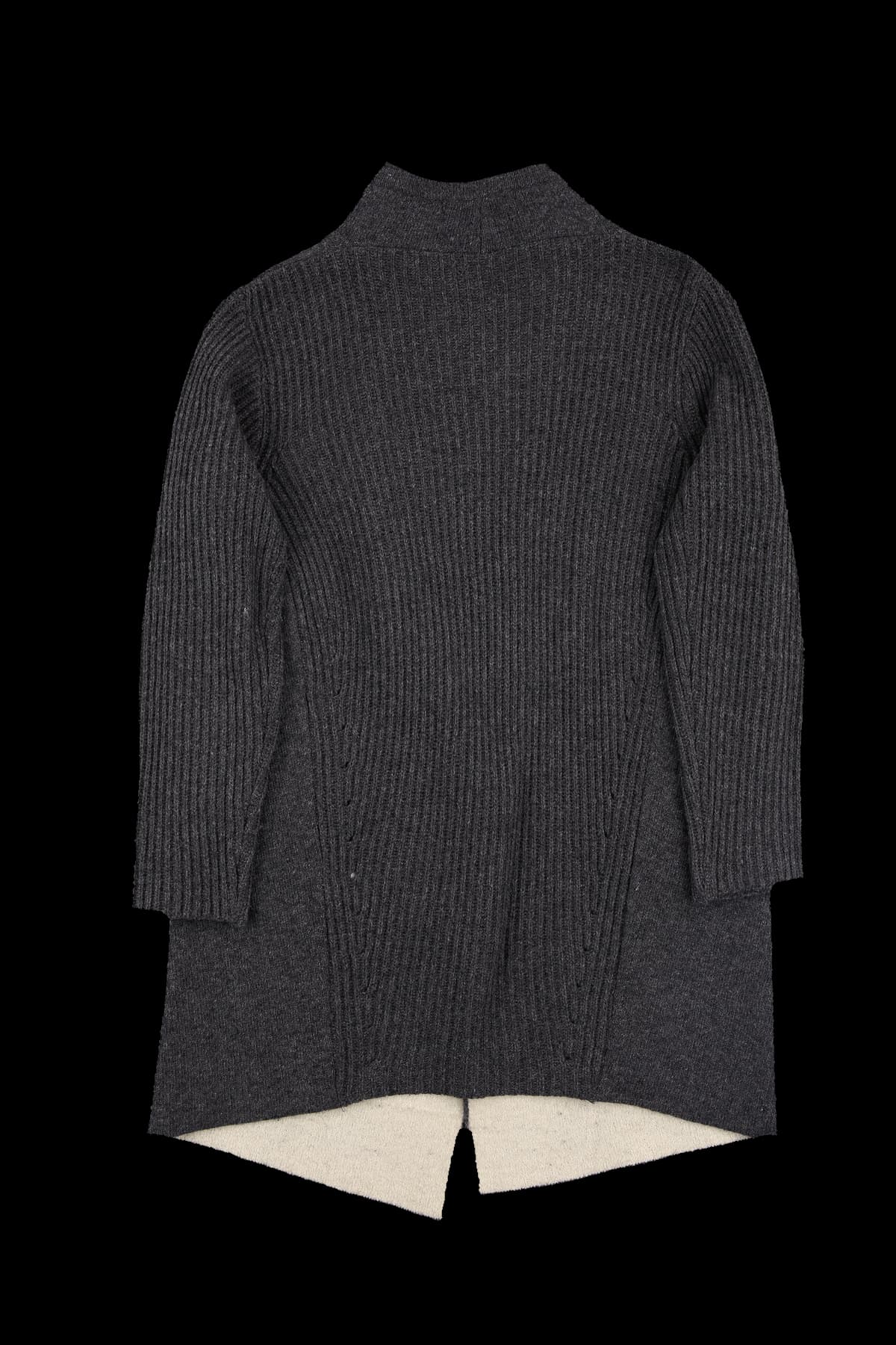 시보리 니트 자켓