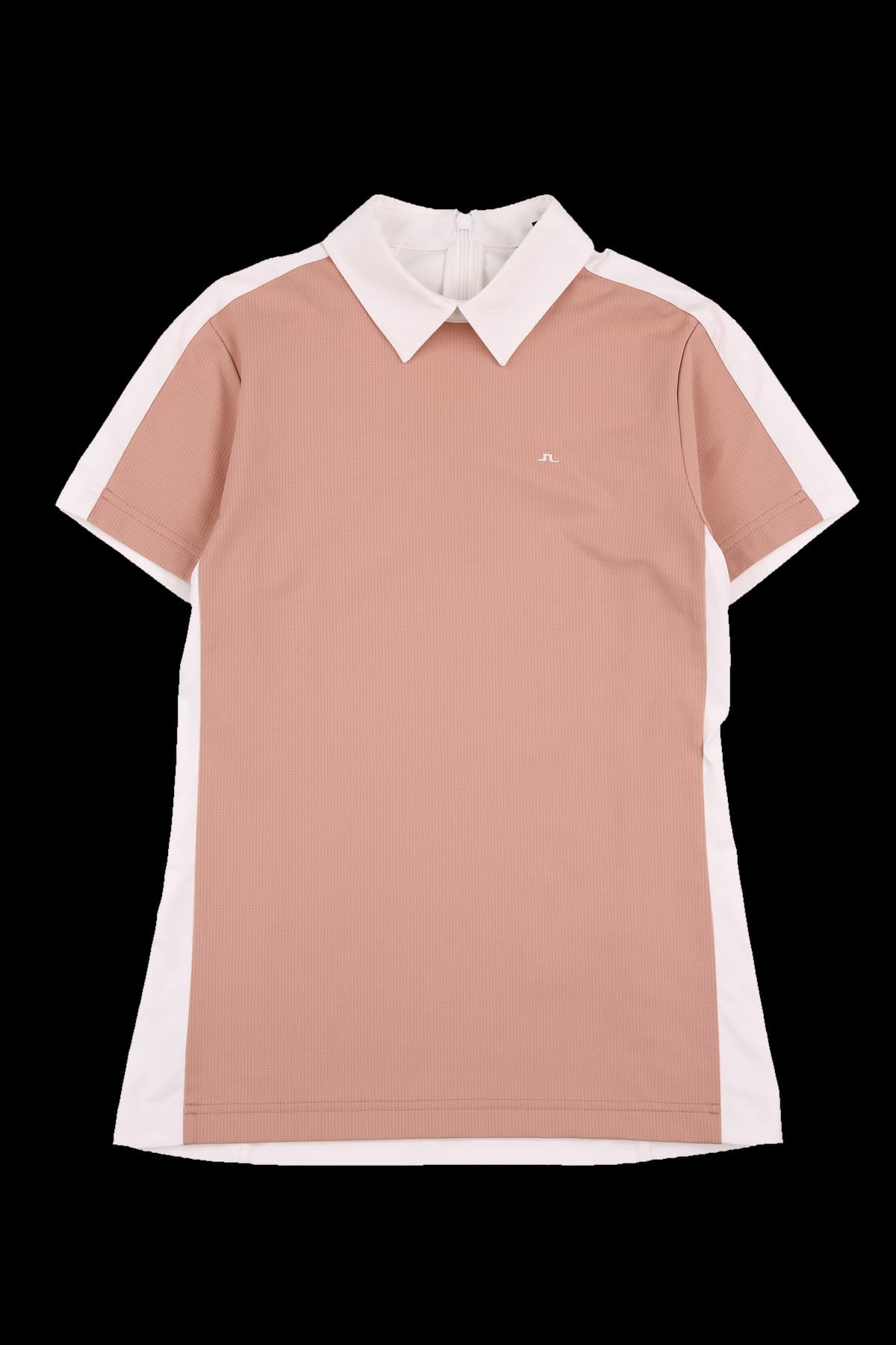 슬림핏 카라 배색 반팔 티