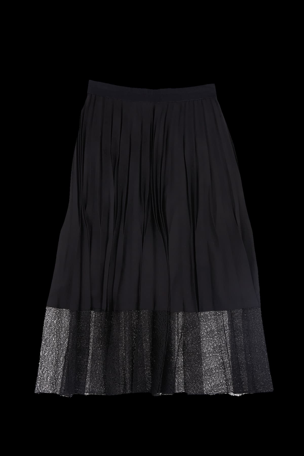 시스루 헴 스커트