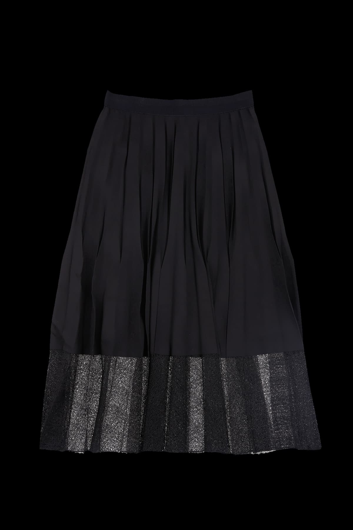 시스루 헴 스커트