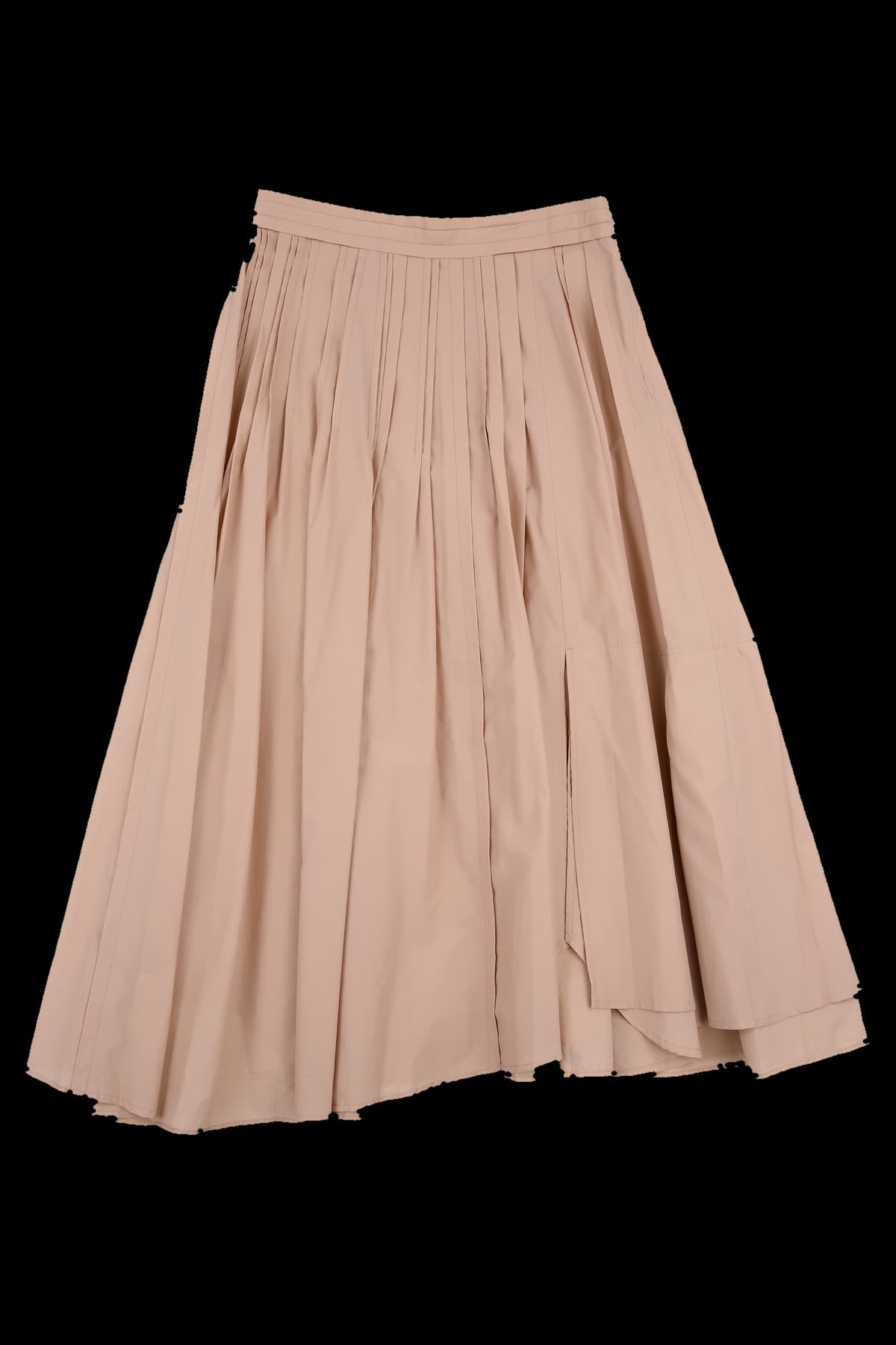 플리츠 롱 스커트