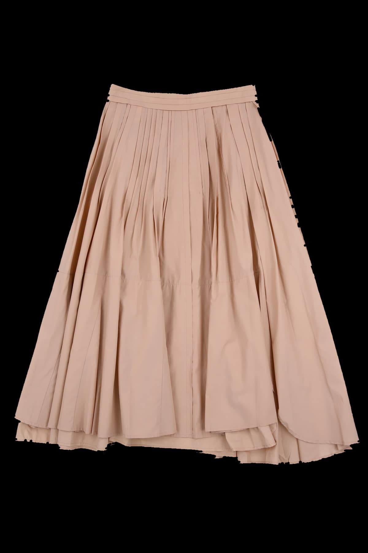 플리츠 롱 스커트