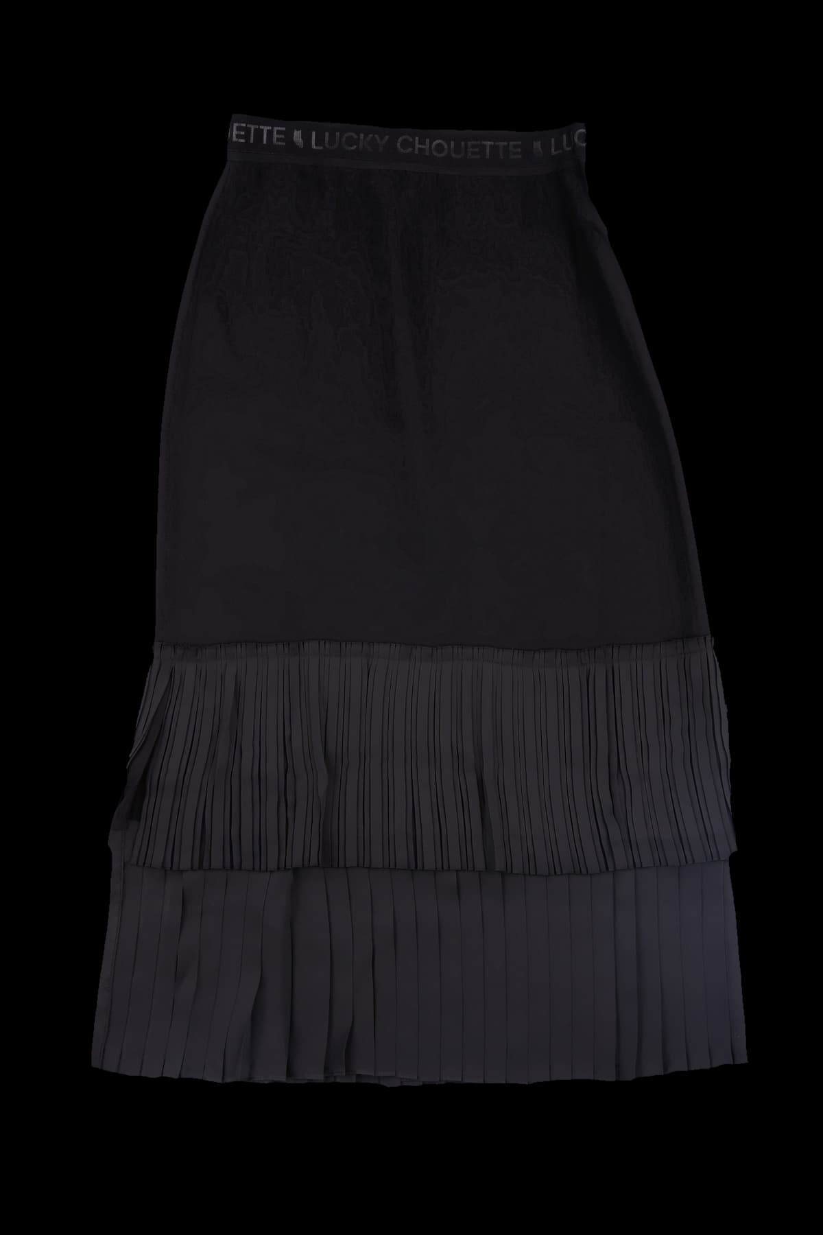 플레어 헴 롱 스커트