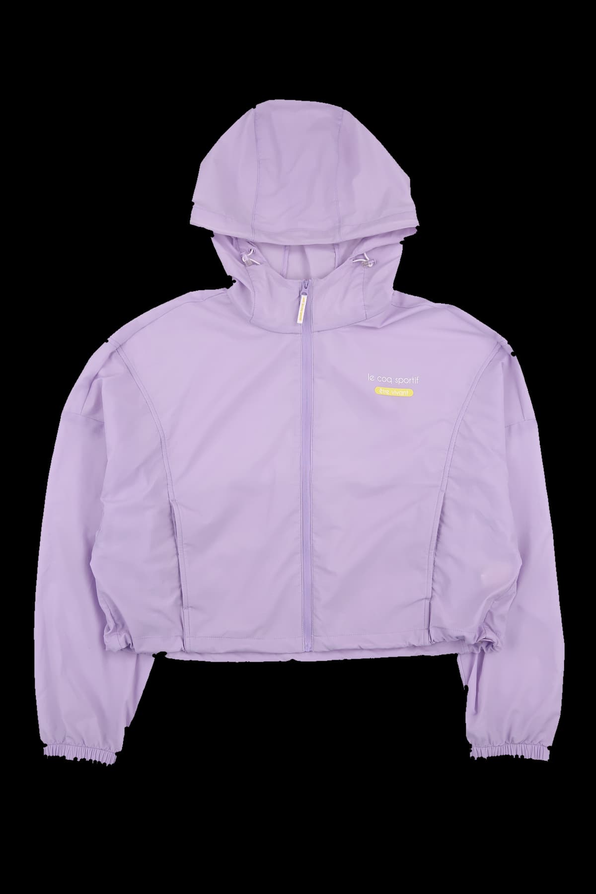 스트레치 크롭 후드집업