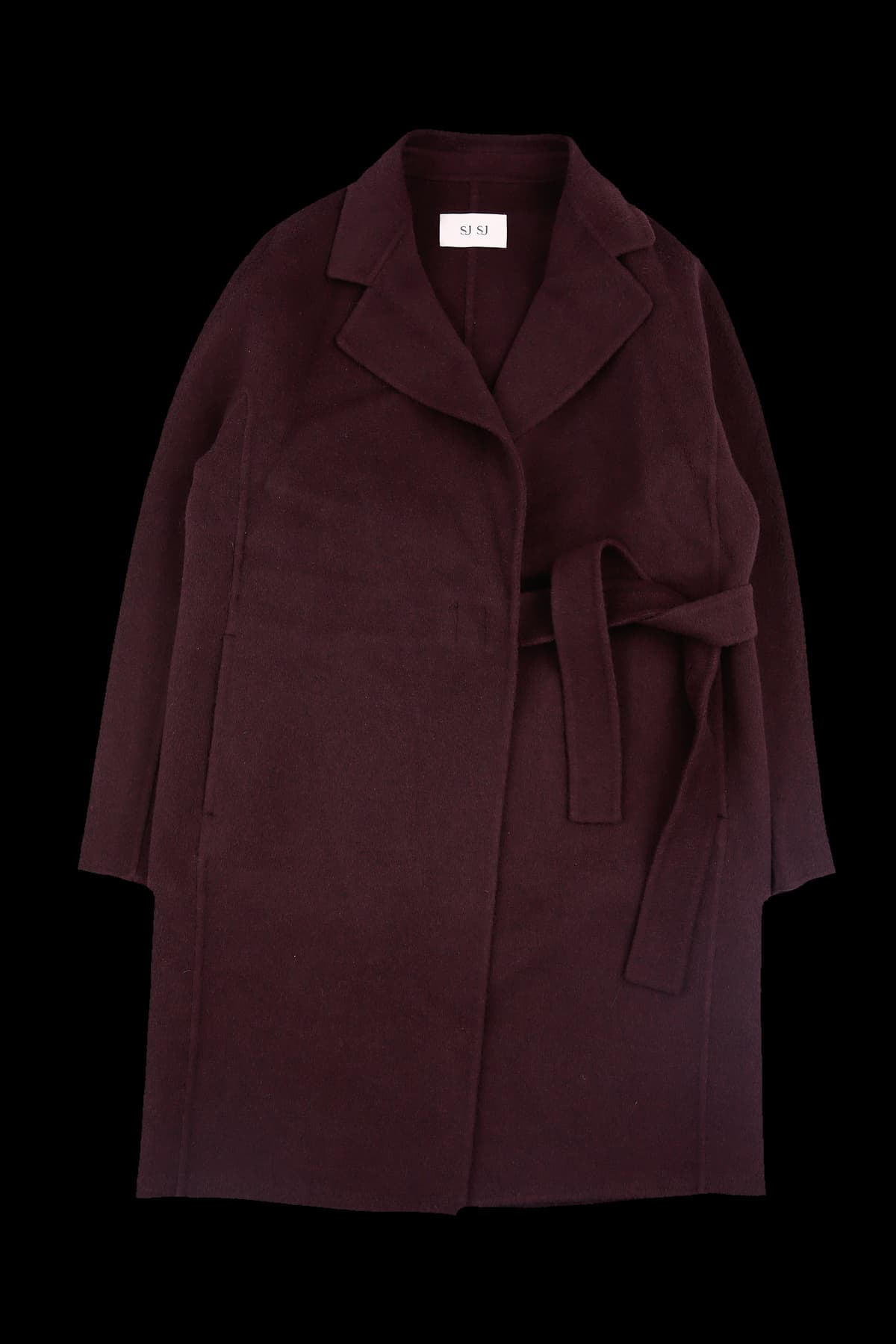 솔리드 울 코트