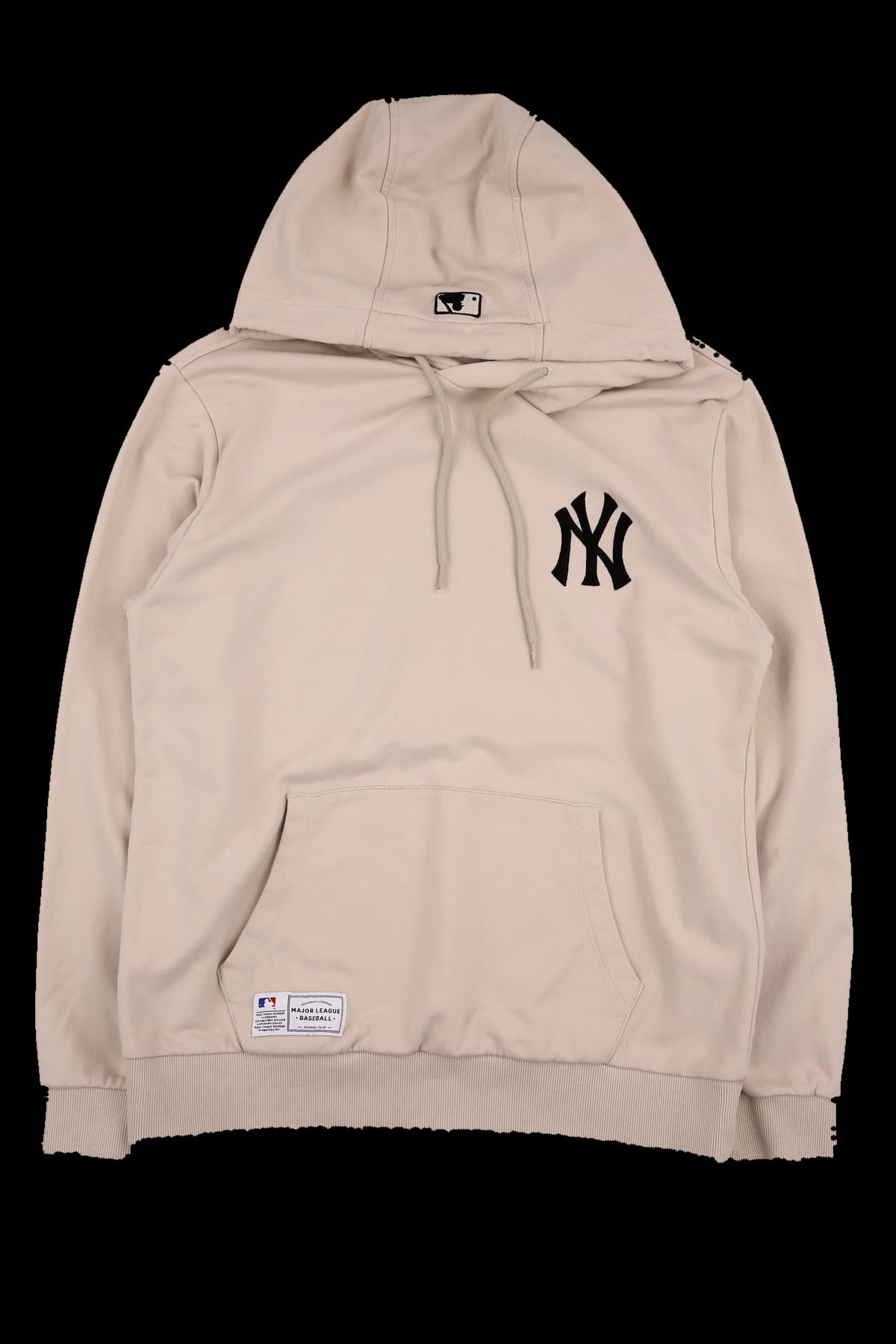 스몰로고 자수 후드티셔츠