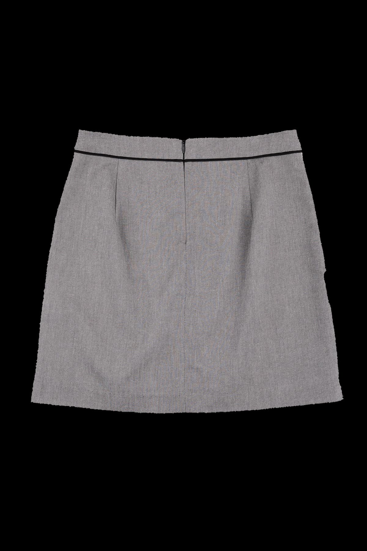 가로배색 스커트