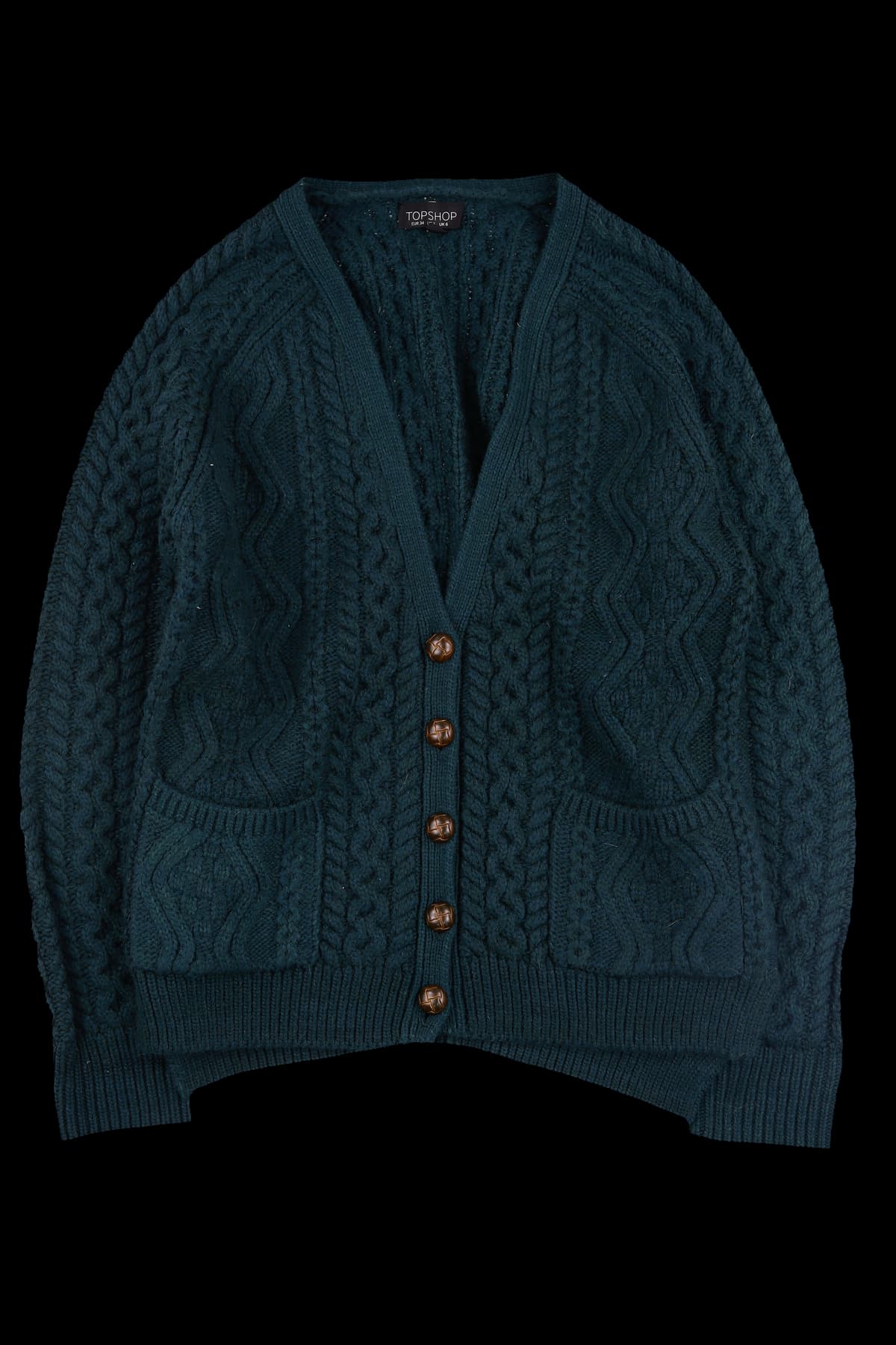 심플 단추 가디건