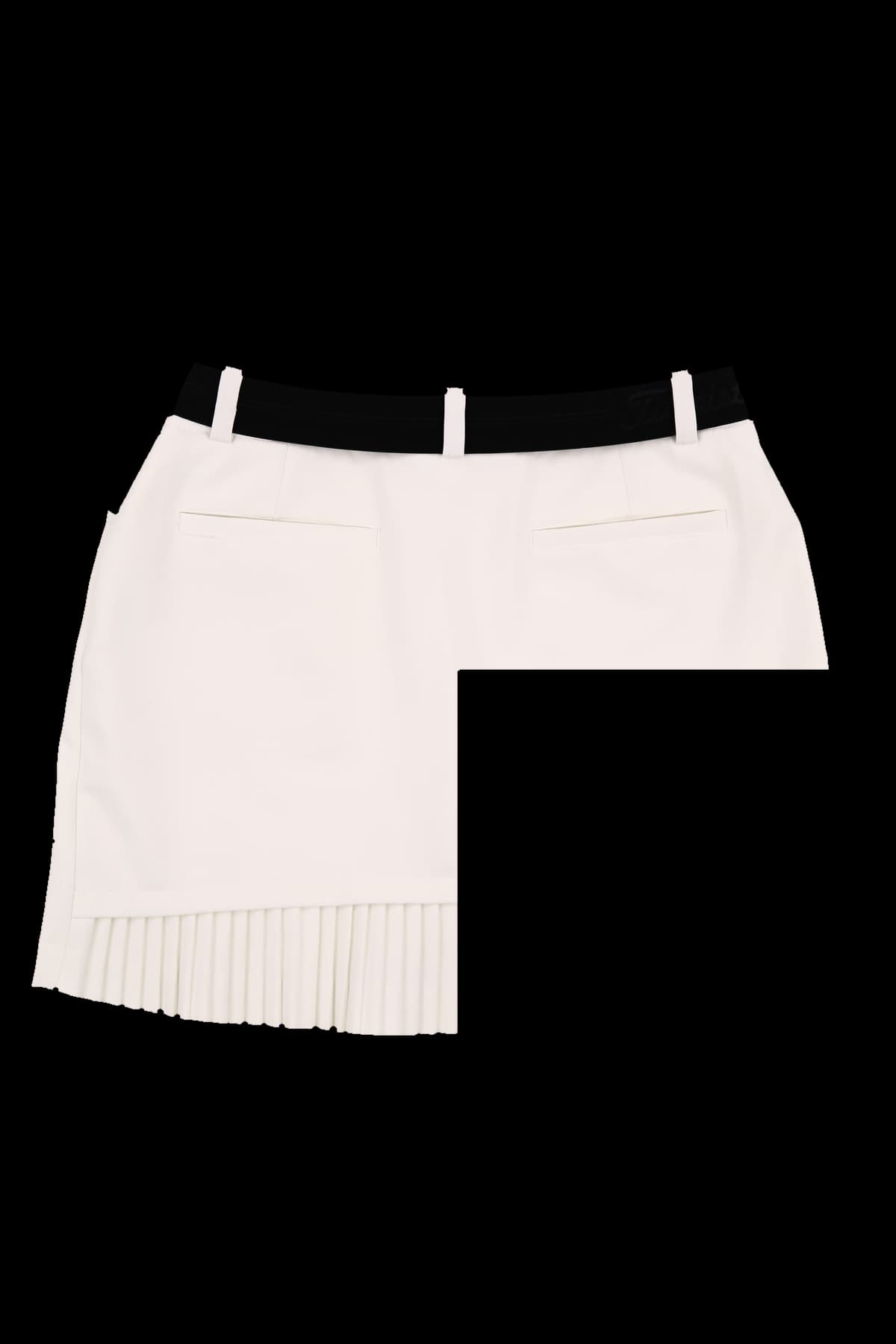 배색 밴딩 스커트