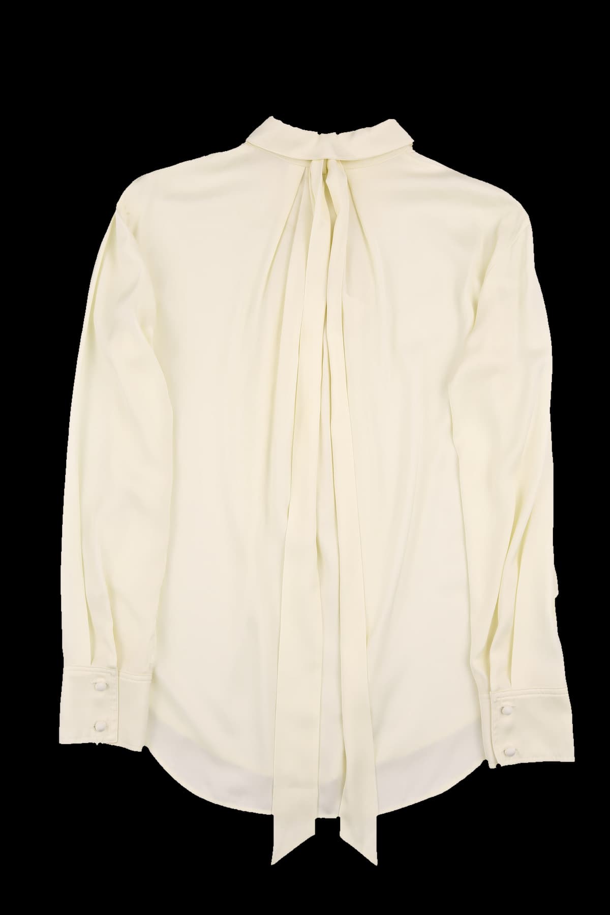 카라 끈 블라우스