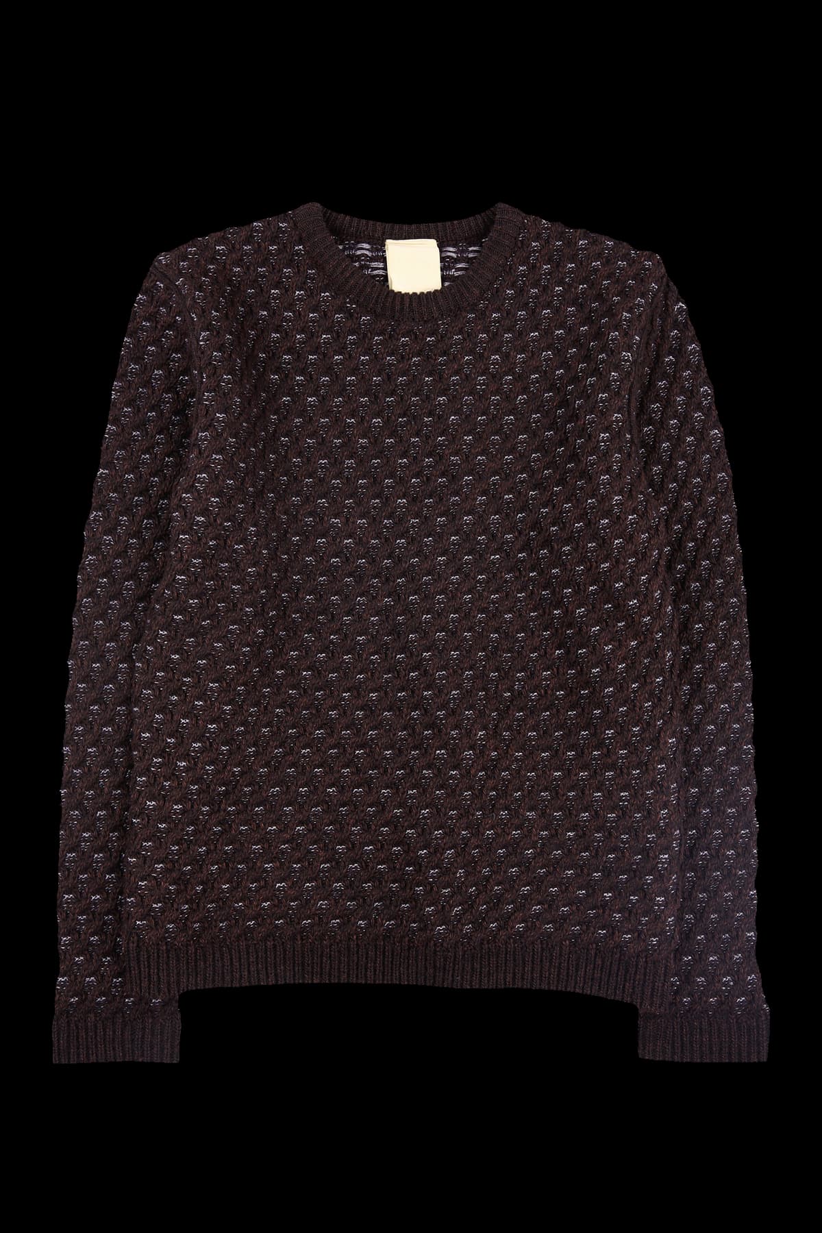 [남성] 케이블 라운드 니트